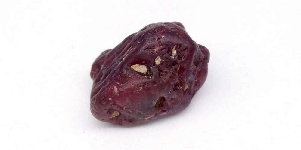 3.54ct  Purplish Red Ruby Rough 10x7mm Natural  - Unheated Madagascar Gemstone