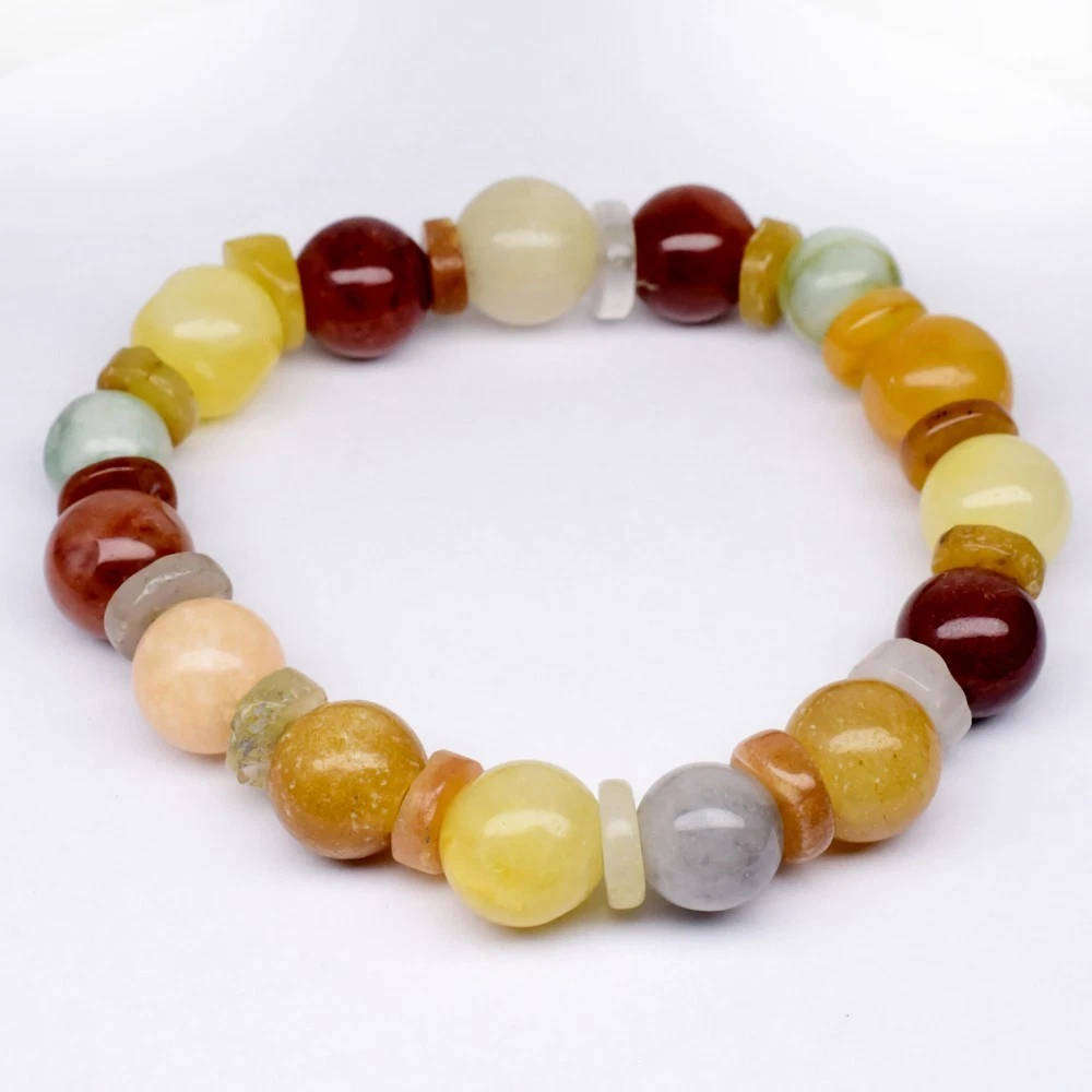 182.78ct Jade Bracelet 2" Multi Color3 0pcs Natural  - Untreated Myanmar Gems