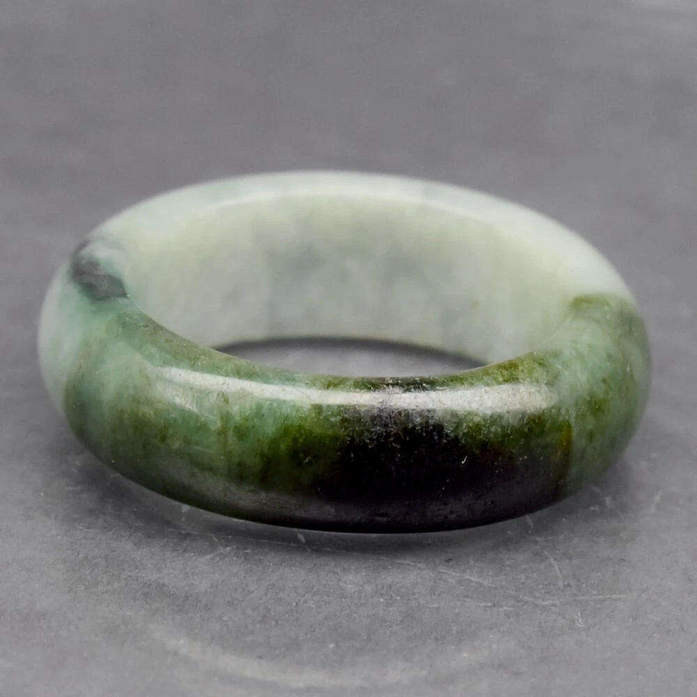 23.84ct Green Jade -Gem Ring Untreated Myanmar  Size 8 Natural