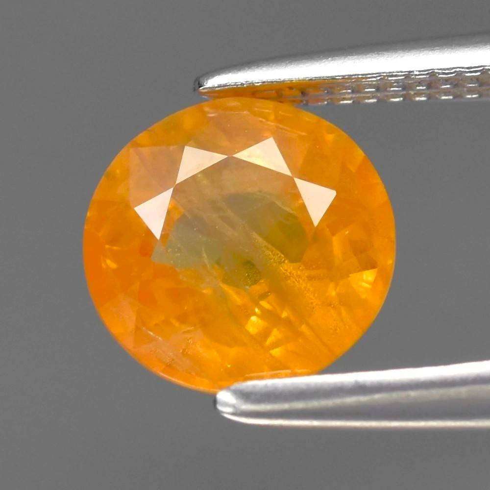 1.18ct Yellow Sapphire Round 6mm  - Madagascar Gem