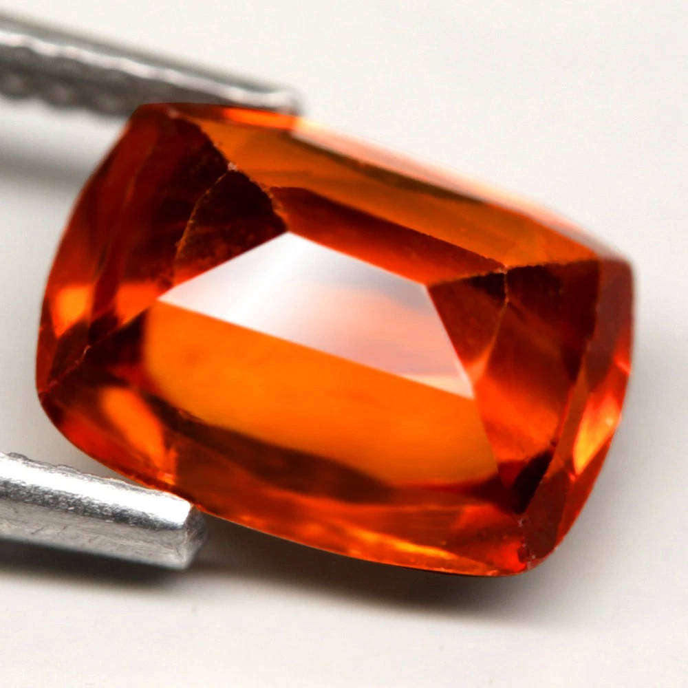 2.90Ct. Orange Garnet  Cushion Cut**Top Colour** Mozambique Luxurious Natural Gemstone