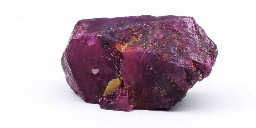 5.42ct Deep Purplish Red Ruby Rough 13.3x7.5mm  Unheated Madagascar Gem Natural