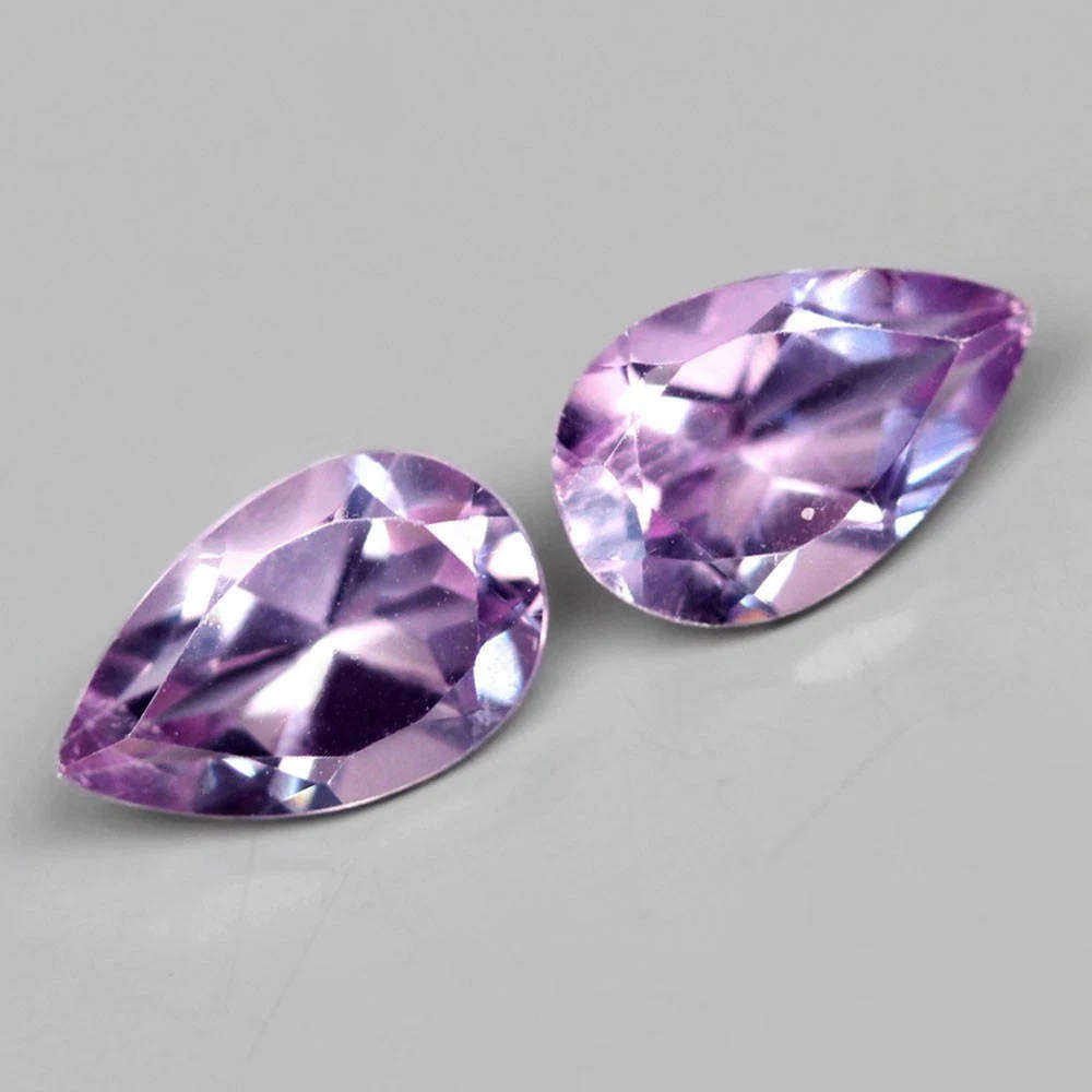 1.55Ct. Amethyst Purple Marquise **Pair** Precious Gem Ravishing Colour!