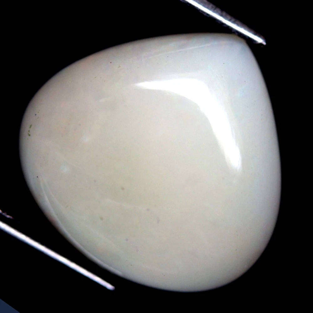 5.72Ct. Opal Pear Cabochon Multi Colors Glittering Rainbow 3D! Ethiopian Natural