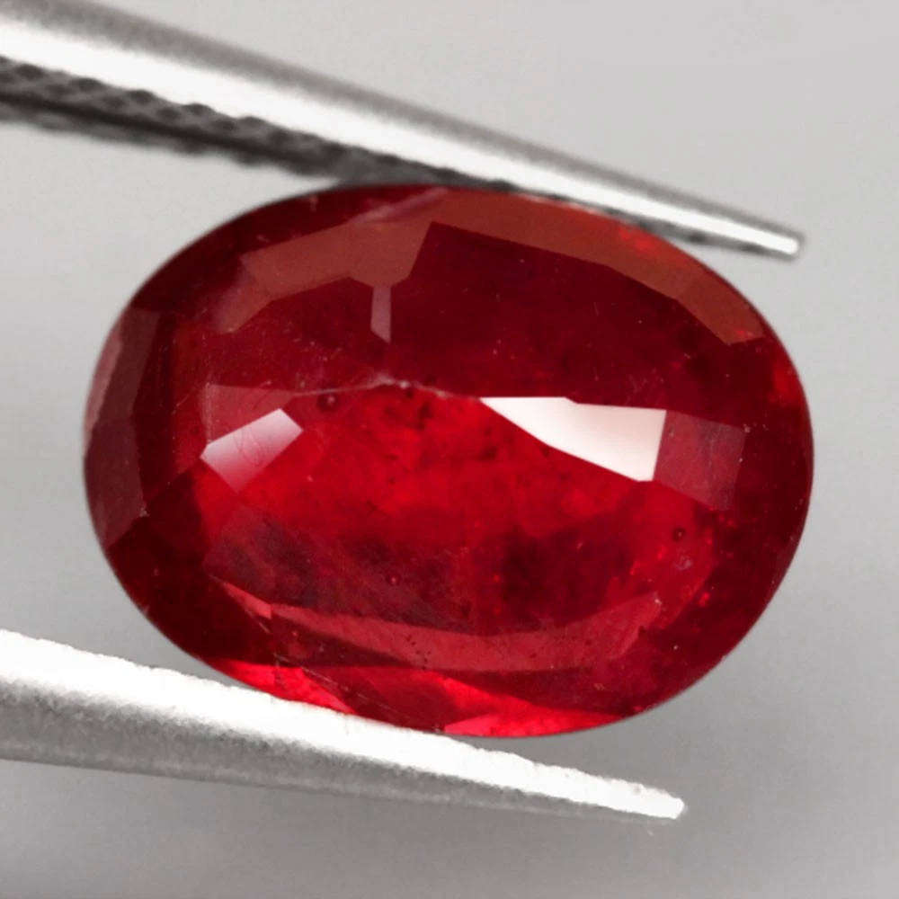 2.32Ct. Ruby Top Red Oval Large  Impressive Rare! Natural Gemstone