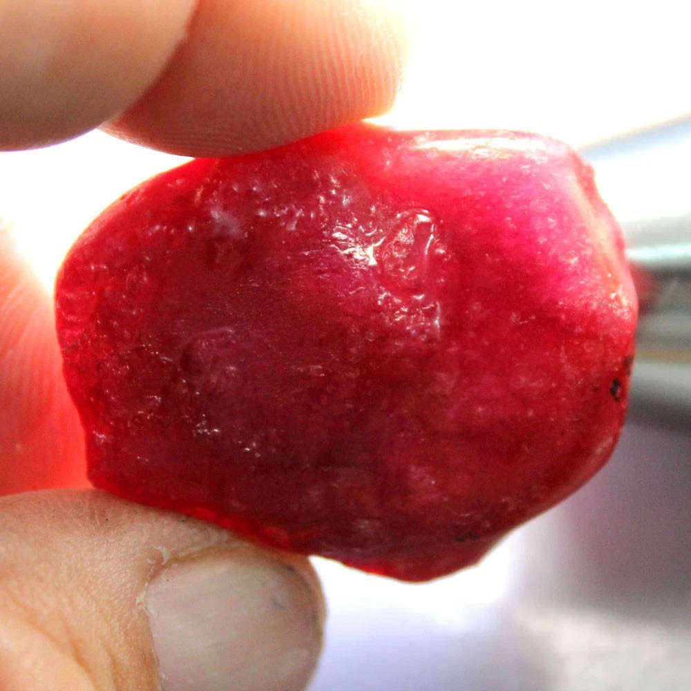 191.95Ct.  Ruby Rough Red Color  Madagascar Natural Gemstone
