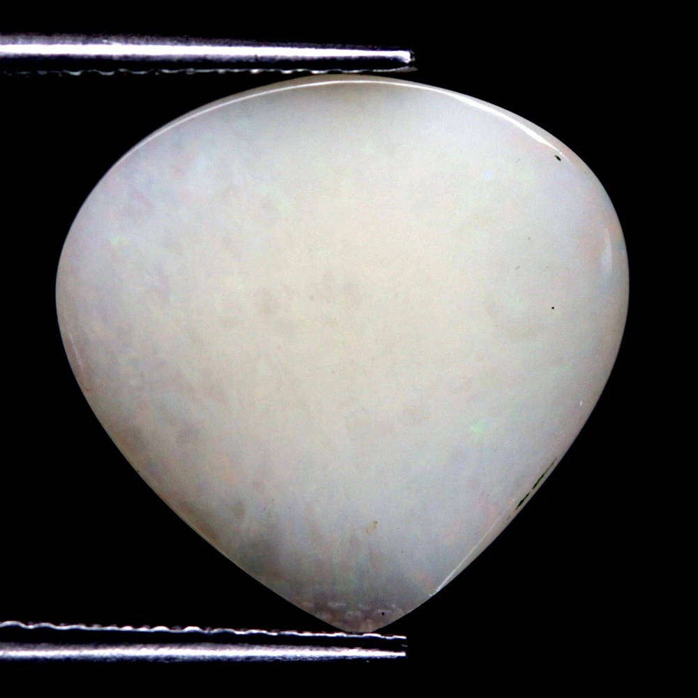 5.72Ct. Opal Pear Cabochon Multi Colors Glittering Rainbow 3D! Ethiopian Natural