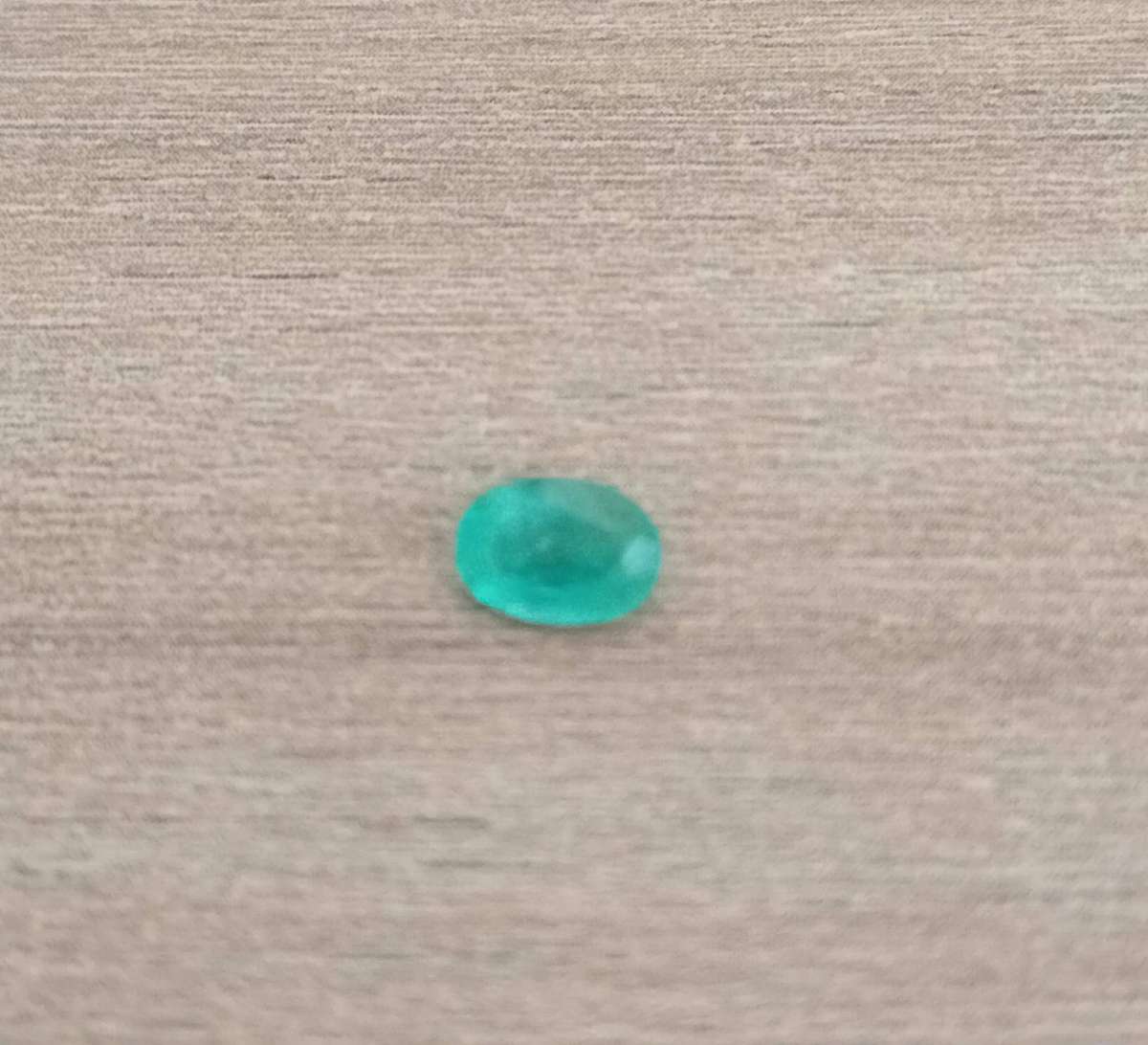 0.44ct  Green Emerald Oval Cut Natural - Zambia Gemstone