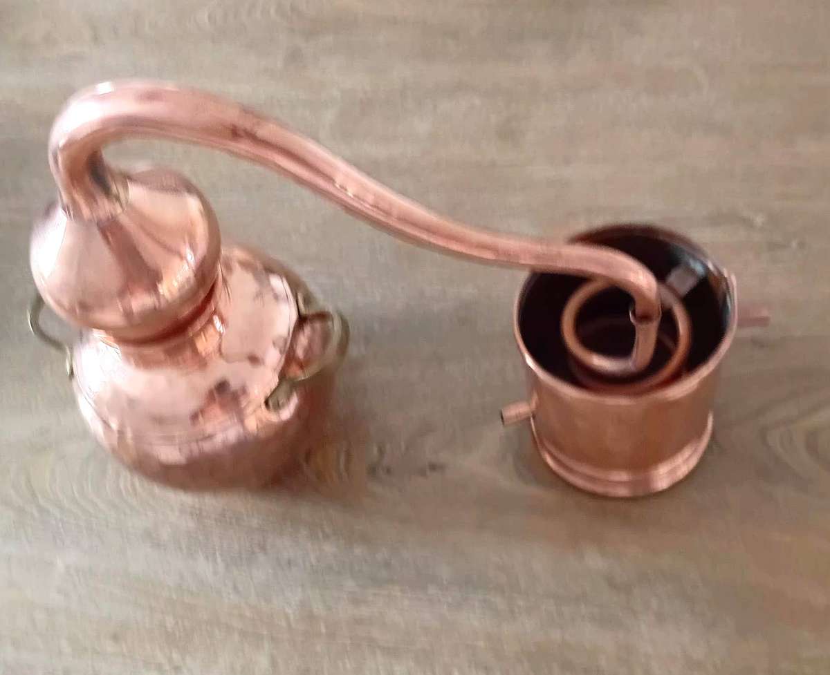 1.5 L Copper Pot Still hand made in Portugal  Alembic