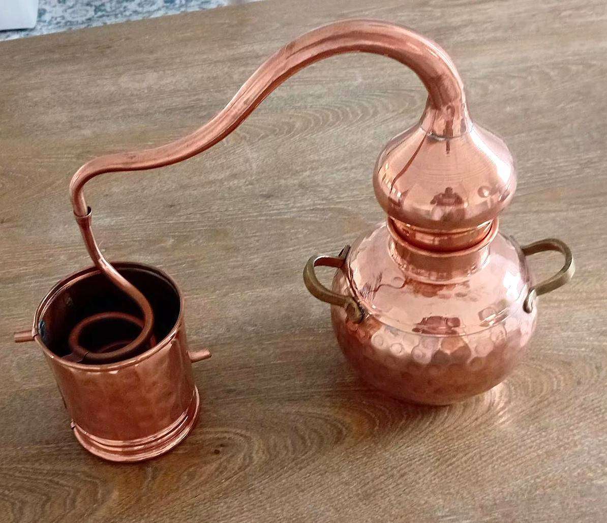 1.5 L Copper Pot Still hand made in Portugal  Alembic