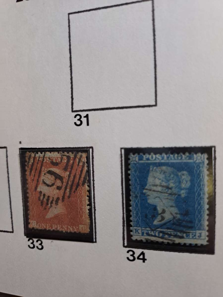 Queen Victoria - 7 Stamps (17-34) -  Clearance sale