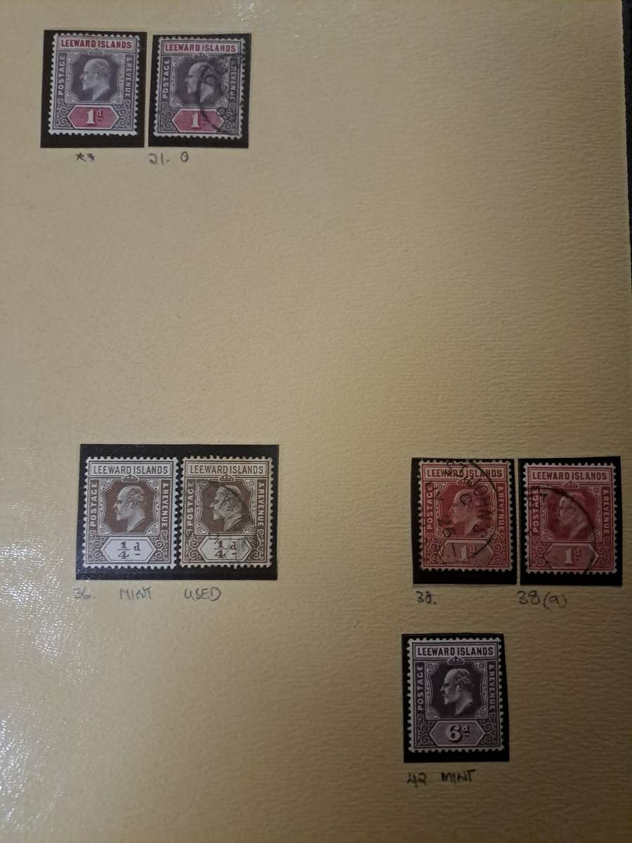Leeward Islands - 47 stamps - Clearance sale