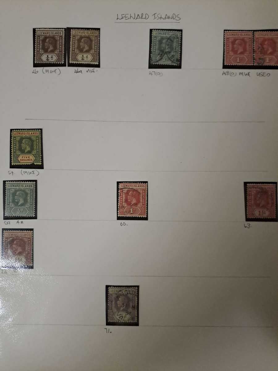 Leeward Islands - 47 stamps - Clearance sale
