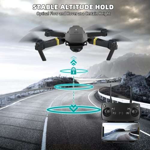 Foldable Mini Drone, Wifi Camera, Live Video Drone with Altitude Hold Function