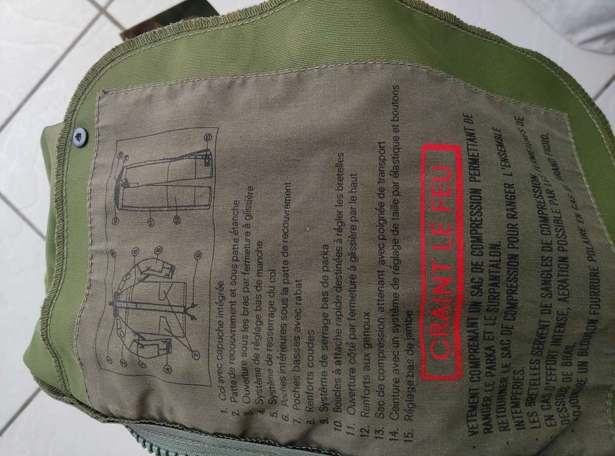 FRENCH MILITARY RAIN PROOF JACKET