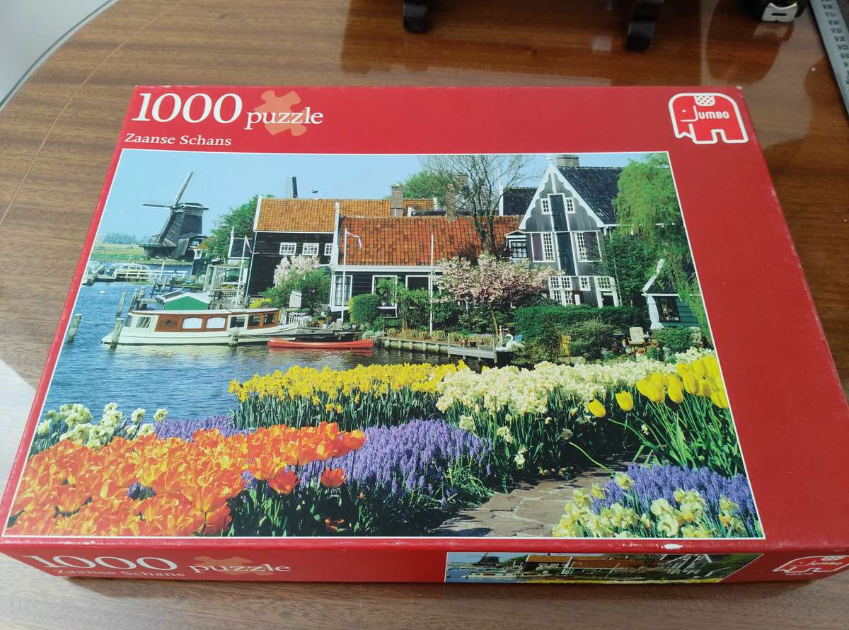 DUTCH RIVER SIDE ZAANSE SCHANS PUZZLE 1000 PIECES
