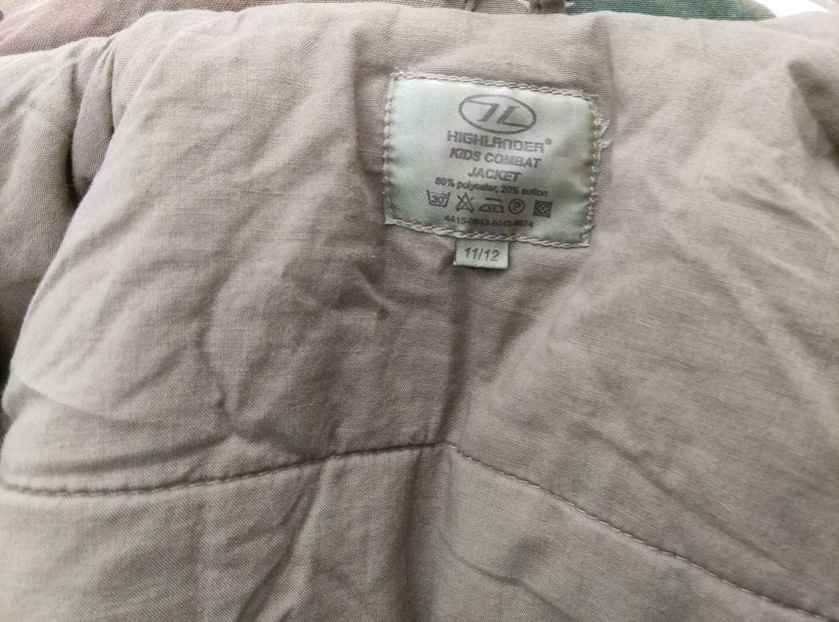 MULTICAM COMBAT JACKET 11 /12 YEARS OLD