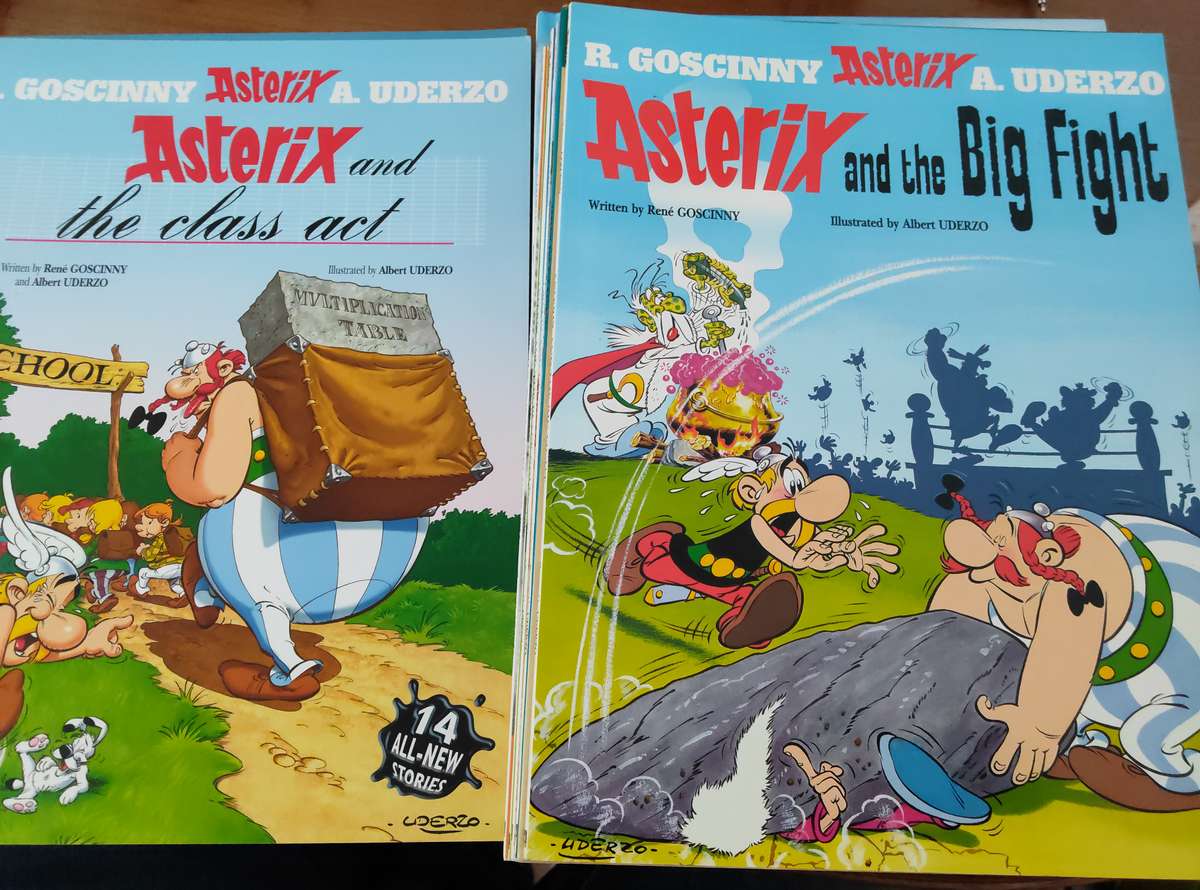 Classics ASTERIX AND OBELIX  9 in total BOOK/MAG