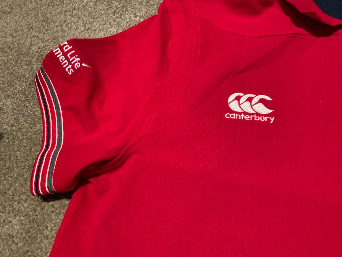 British Irish lions  polo shirt size xl