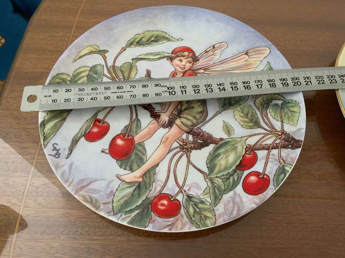 Original Cicely Mary Barker Wedgwood,Border,Royal Grafton fairy /angel plate