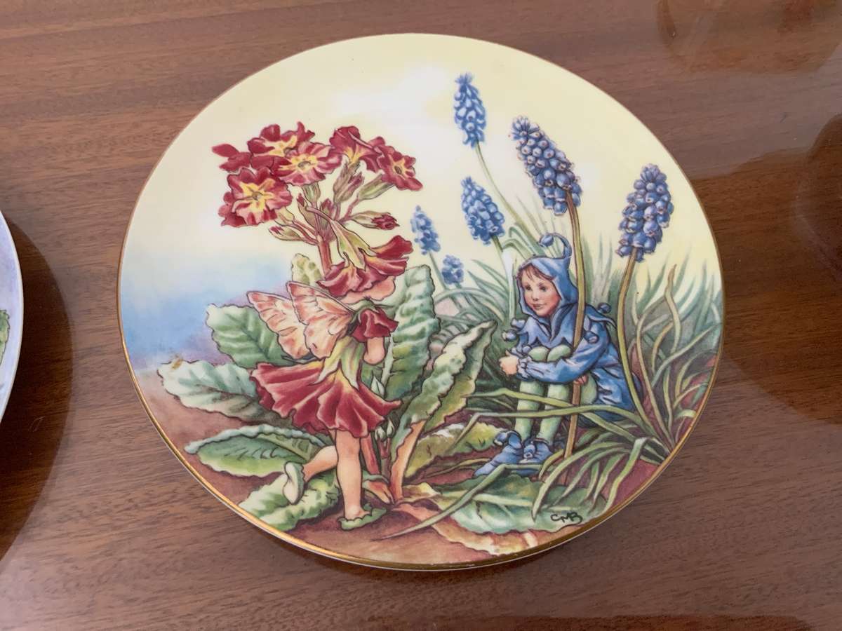 Original Cicely Mary Barker Wedgwood,Border,Royal Grafton fairy /angel plate