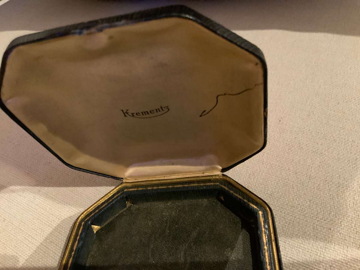 Vintage Krementz jewellery box