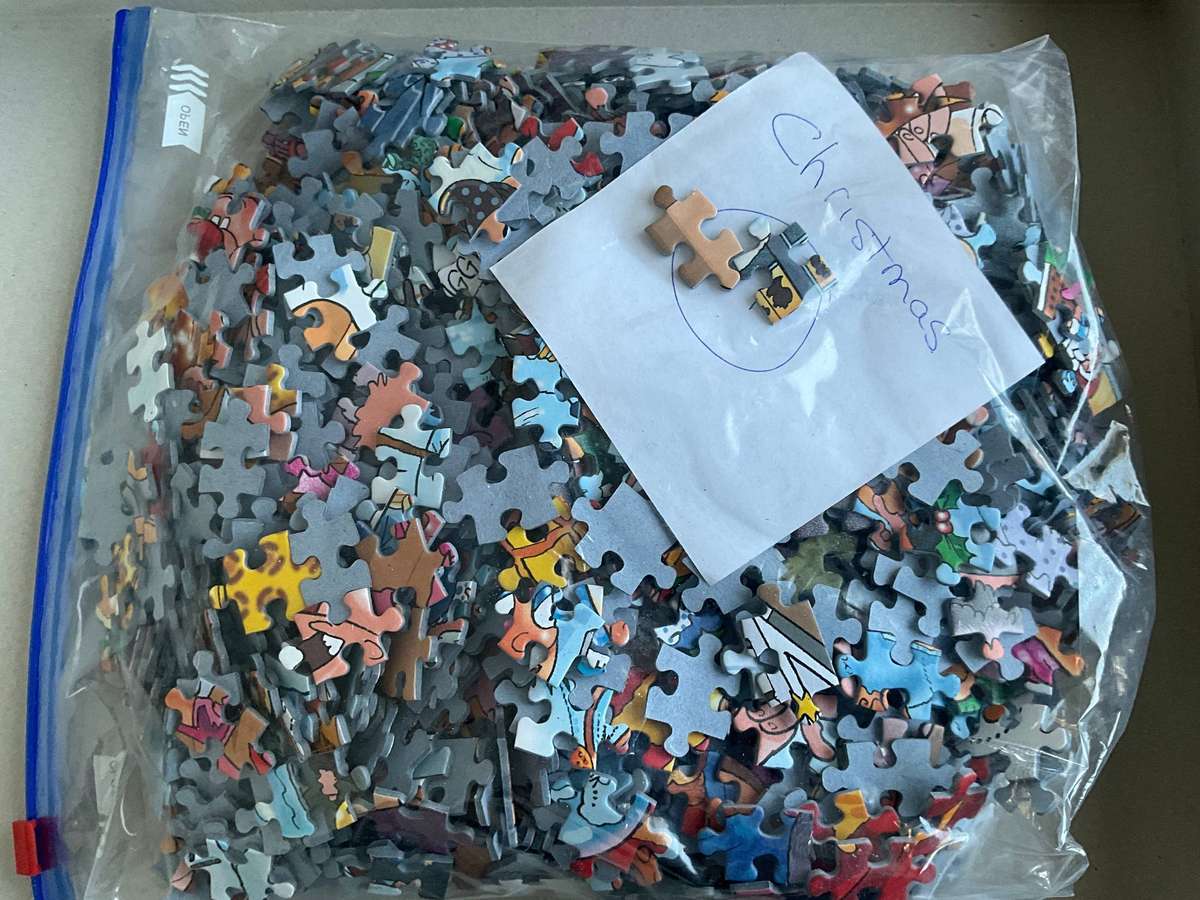Wasgij no11 Double Trouble Christmas party   1000 pieces complete