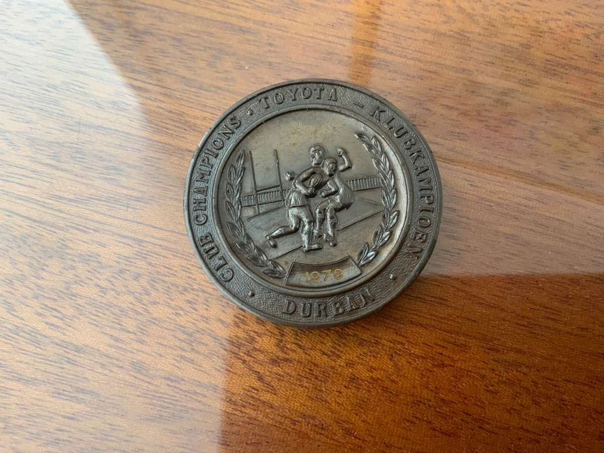 NATIONAL RUGBY TOURNAMENT Durban 1979 medallion