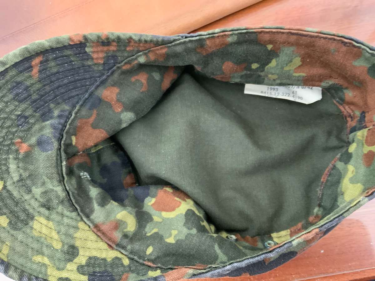 German military  flecktarn camouflage cap
