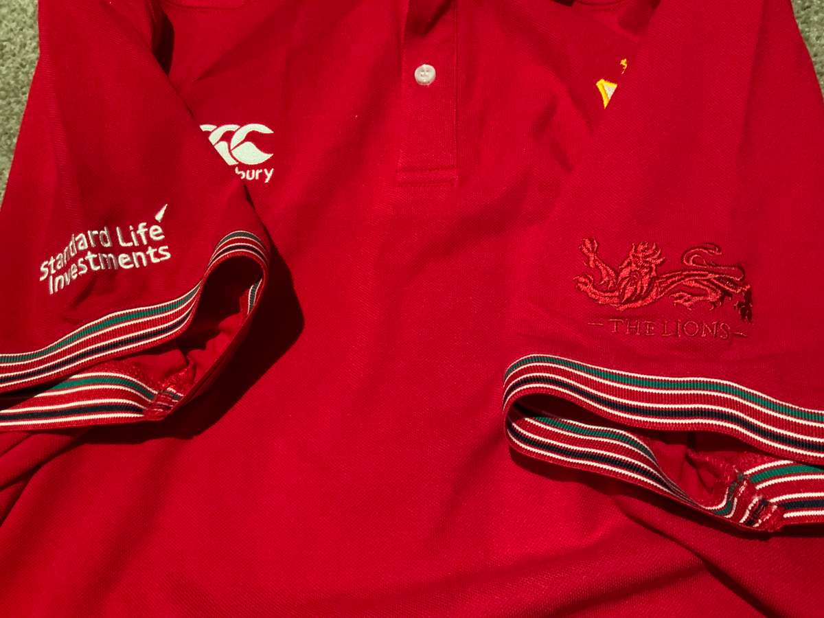 British Irish lions  polo shirt size xl