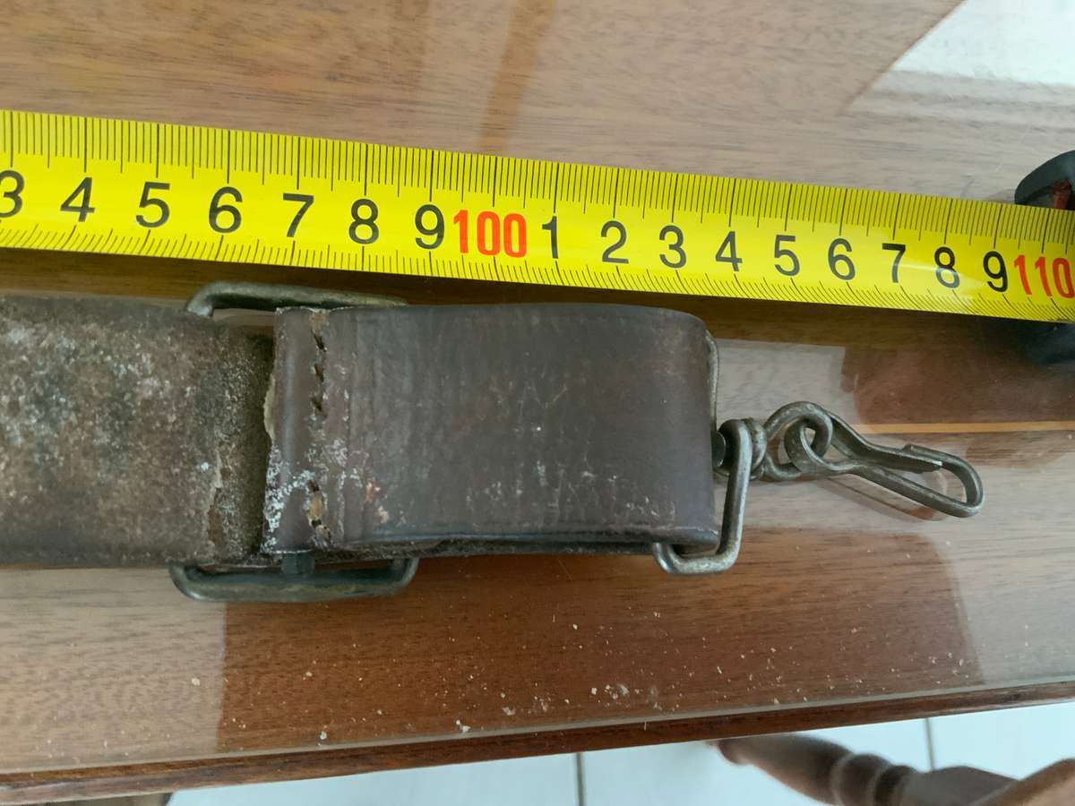 Vintage military leather rifle sling rare