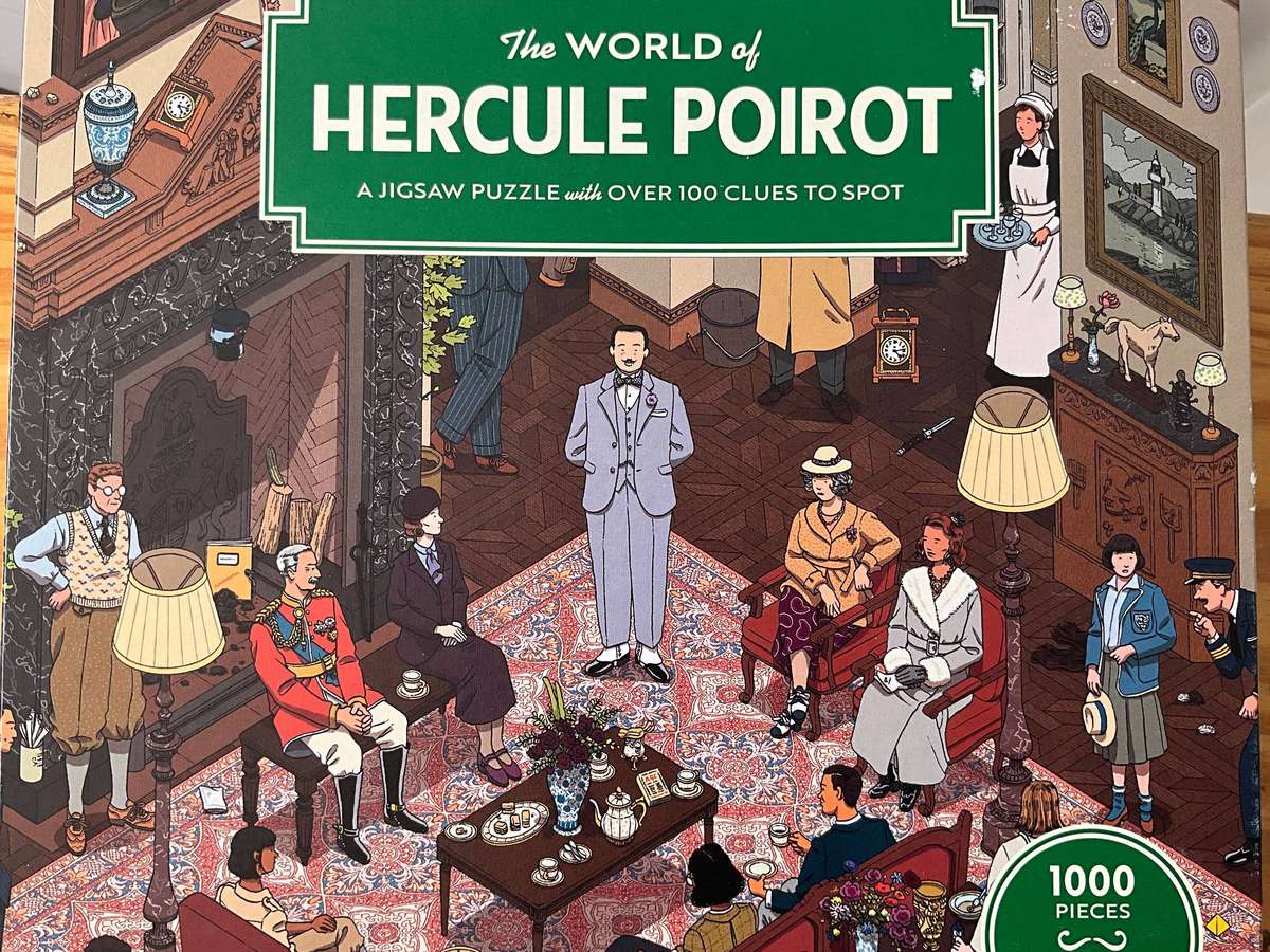 The world of Hercule poirot  puzzle 1000 pieces complete