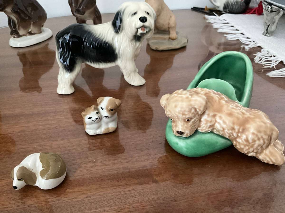 Sylvac dogs /coopercraft/WR MIDWRINTER LTD /AYNSLEY BEAR 11 ITEMS