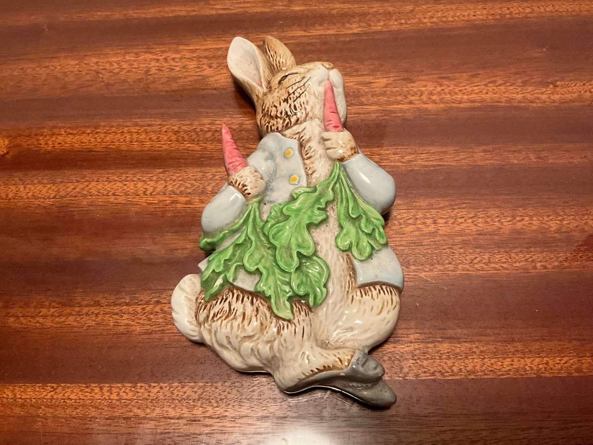 Beatrix Potter Peter Rabbit 3D WALL HANGING very rare