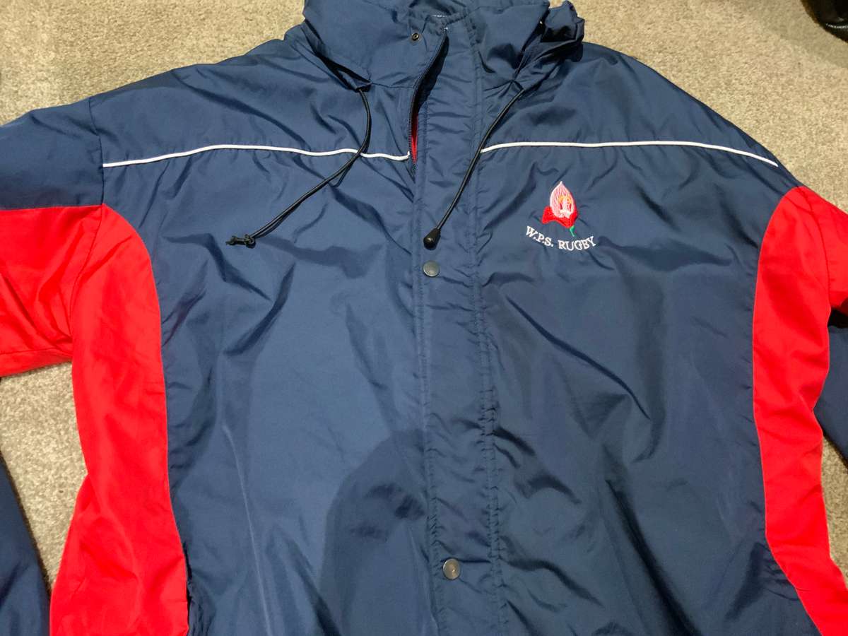 W.P s Rugby wind proof jacket  size XL