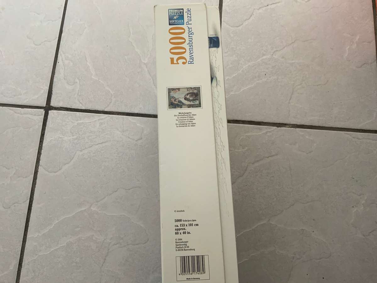 RAVENBURGER 5000 Creation of Adam by Michelangelo  puzzle