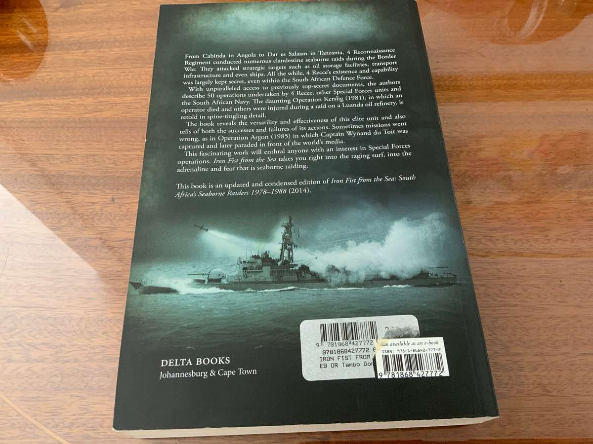 SADF Iron fist from the sea SEABORNE RECCE OPS 78 /88