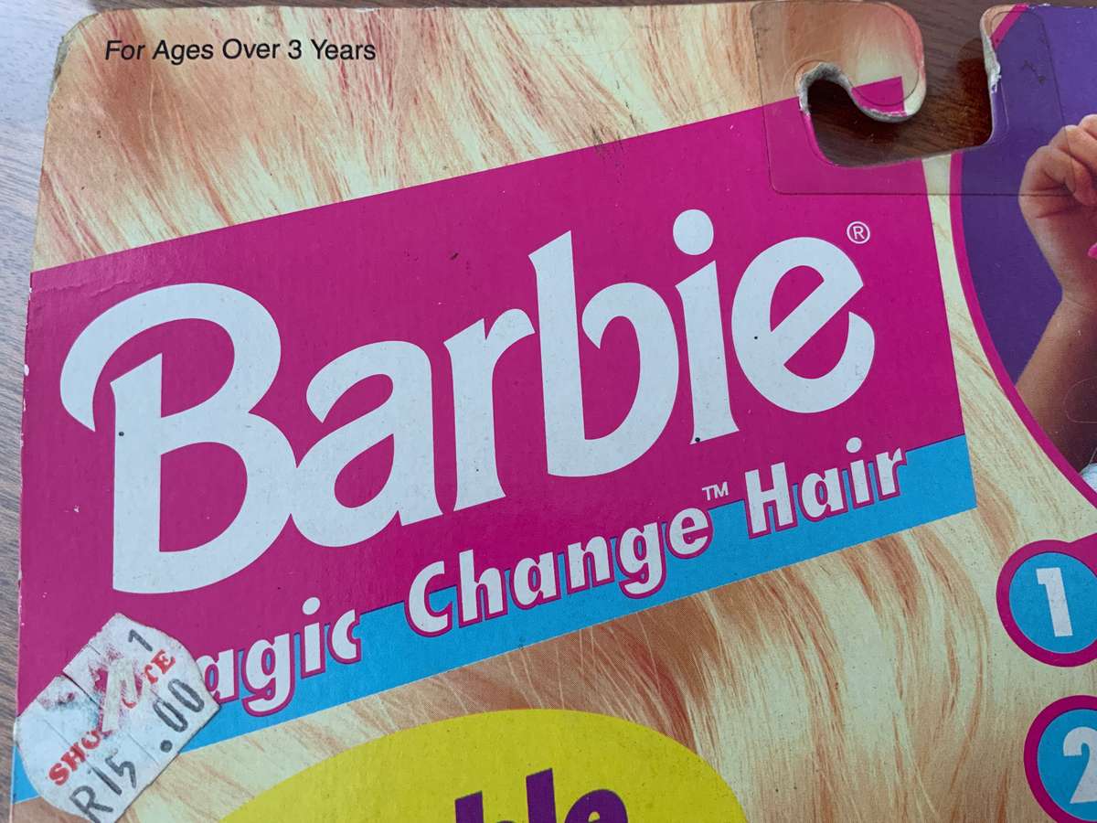 Vintage Barbie magic change hair rare 1995 era