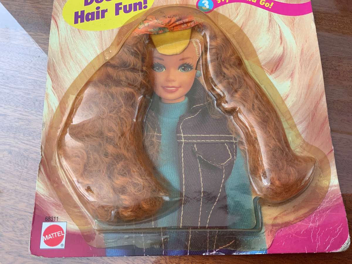 Vintage Barbie magic change hair rare 1995 era