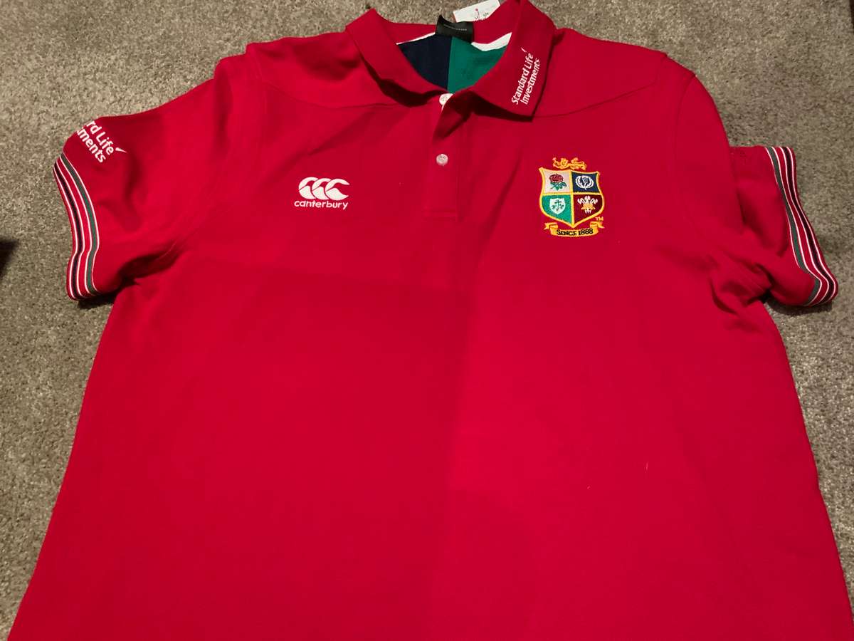 British Irish lions  polo shirt size xl