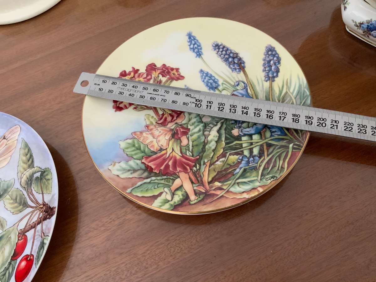 Original Cicely Mary Barker Wedgwood,Border,Royal Grafton fairy /angel plate