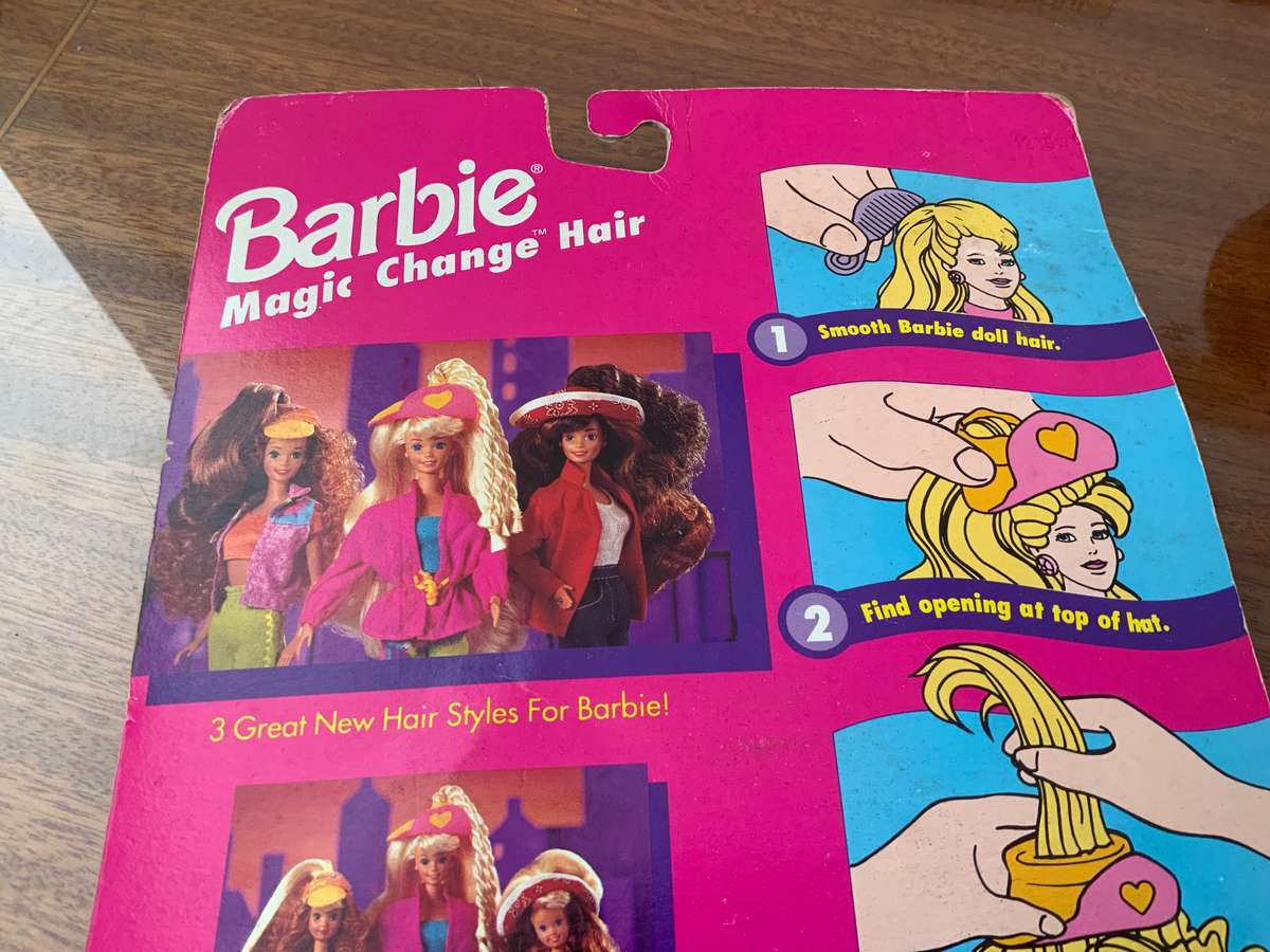 Vintage Barbie magic change hair rare 1995 era