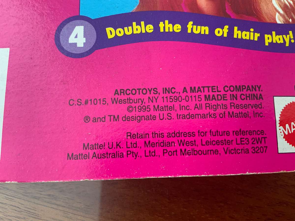 Vintage Barbie magic change hair rare 1995 era