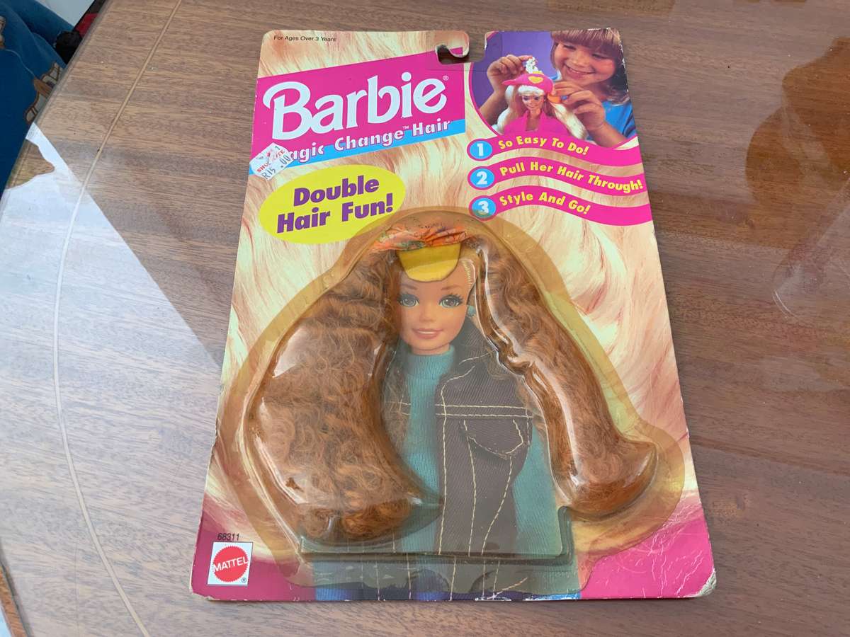 Vintage Barbie magic change hair rare 1995 era