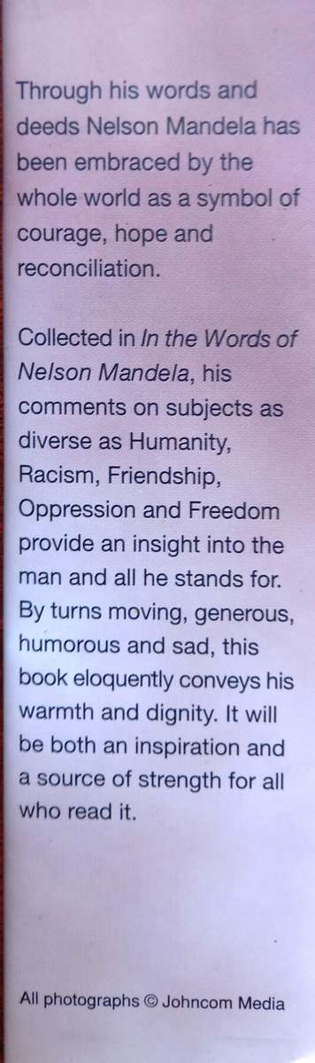 Jennifer Crwys-Williams, In the Words of Nelson Mandela