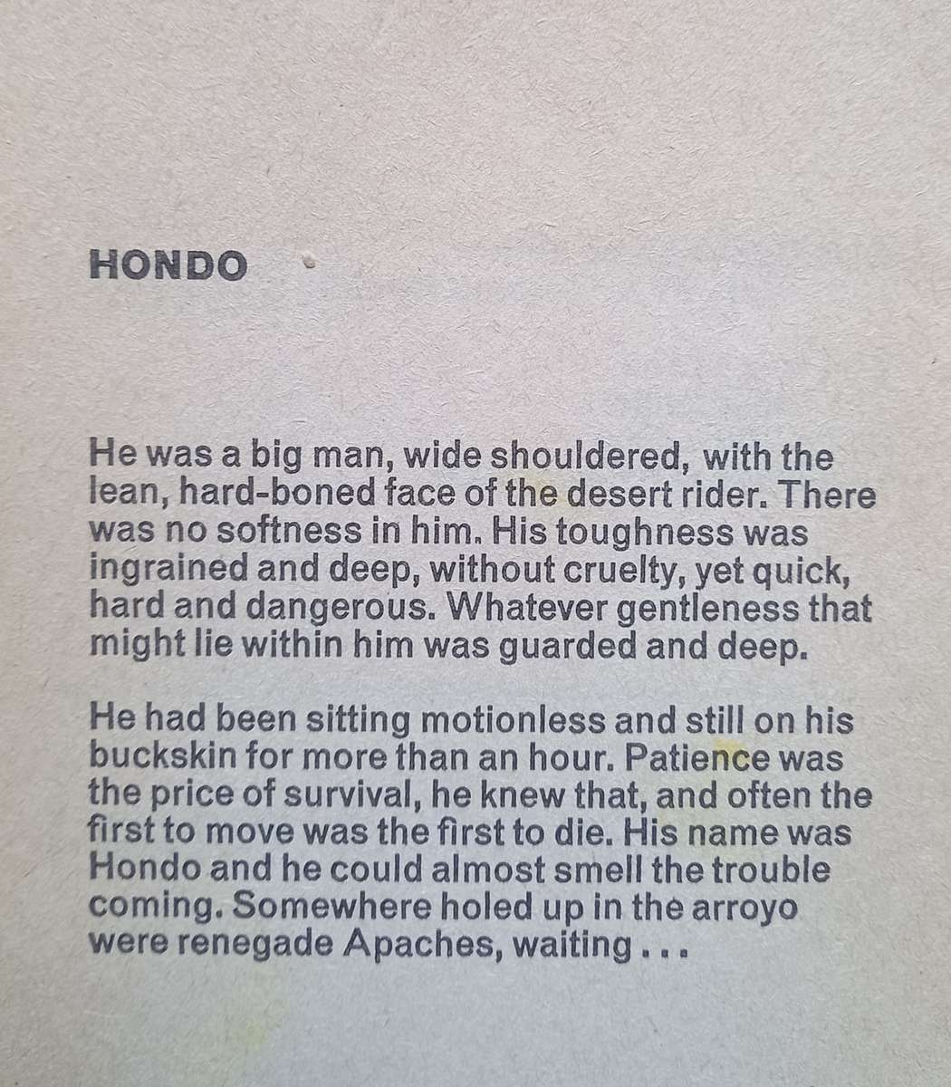 Louis L'Amour, Hondo