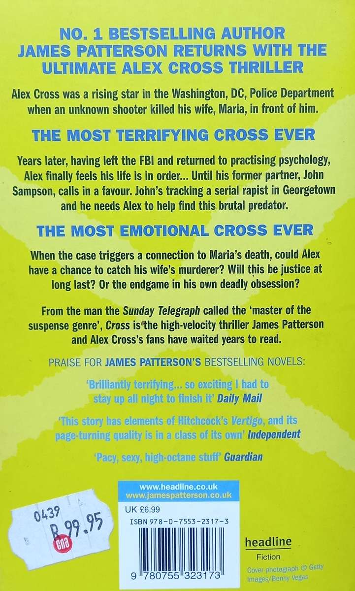 James Patterson, Cross