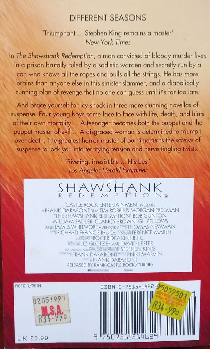 Stephen King, Different Seasons