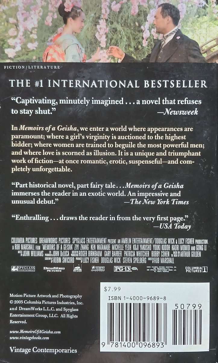 Arthur Golden, Memoirs of a Geisha