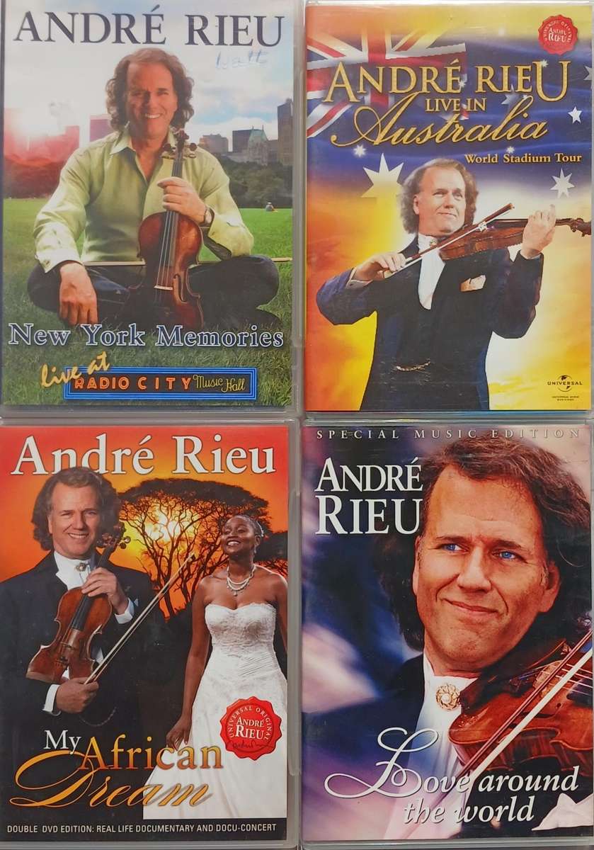 12 x Andre Rieu Concert DVDs